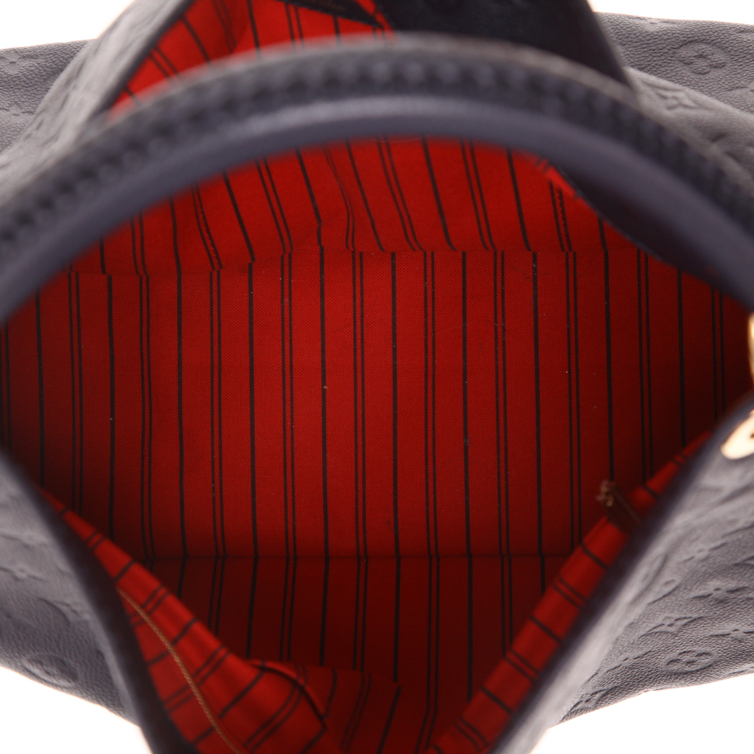 Bolso Louis Vuitton «Artsy» de piel con el monograma estampado en Bleu Marine - Detail D3