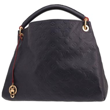 Louis Vuitton Artsy handbag in Bleu Marine Monogram Imprint leather