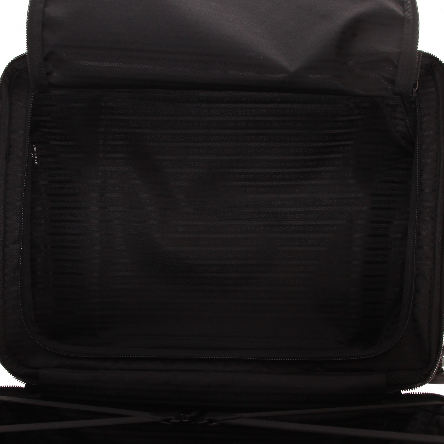 Valise Prada   en toile noire - Detail D4