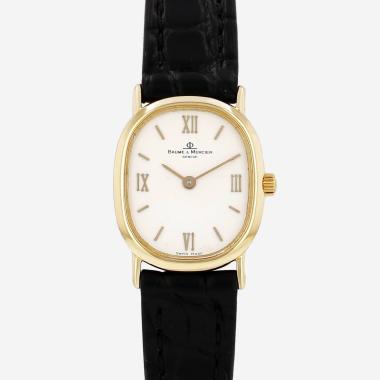 Baume & Mercier Vintage watch in yellow gold, Ref: Baume & Mercier - 18600, circa 1992