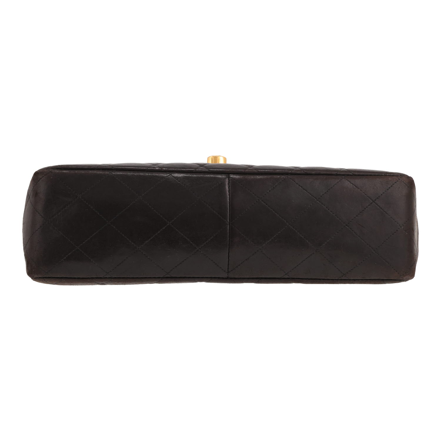 Sac à main Chanel  Timeless Jumbo en cuir matelassé noir - Detail D1