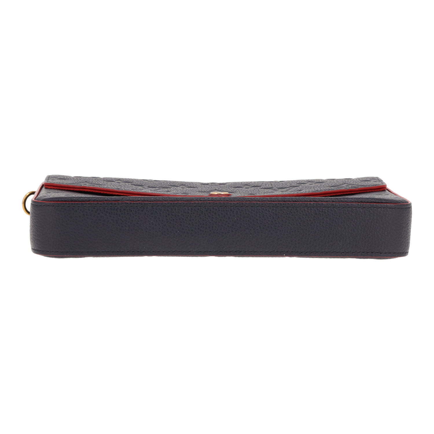 Louis Vuitton Félicie shoulder bag in Bleu Marine embossed Monogram leather - Detail D1