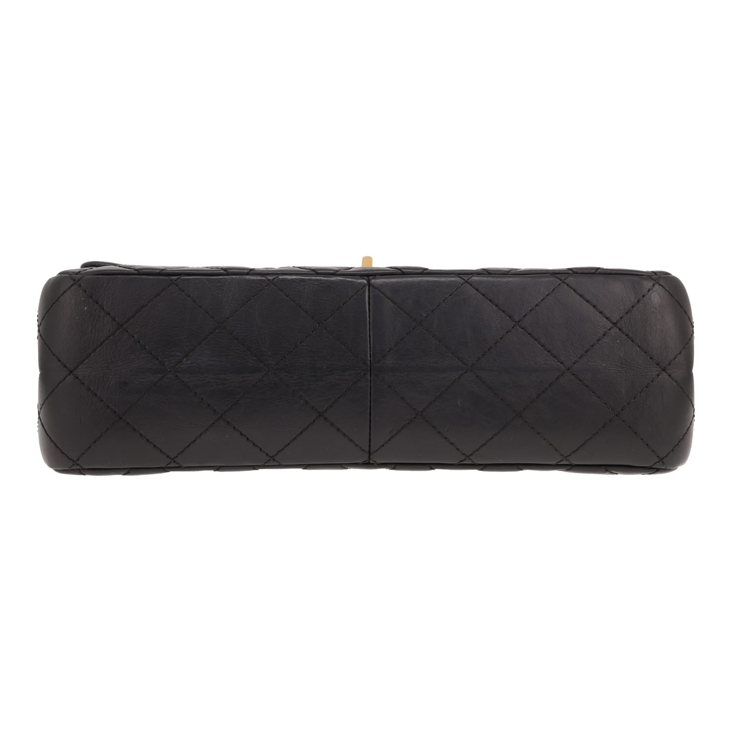 Borsa Chanel 2.55 modello grande in pelle trapuntata nera - Detail D1