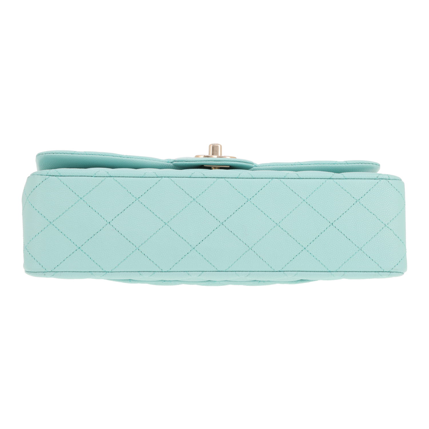 Chanel ‘Timeless Classic’ handbag in blue quilted grained leather - Detail D1