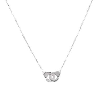 Collar «Dinh Van Menottes R8» en oro blanco