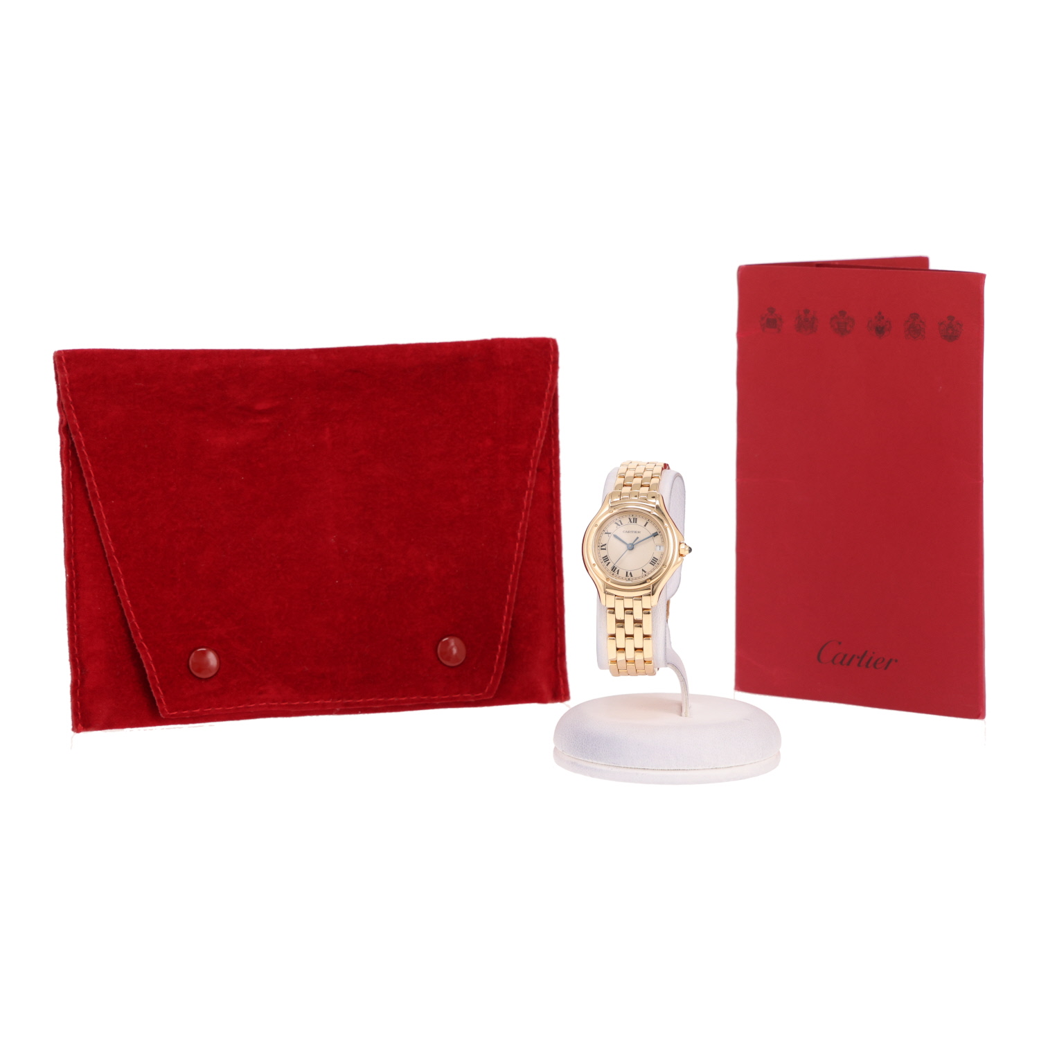 Reloj Cartier Cougar de oro amarillo, ref.: Cartier - 887906, hacia 1990
