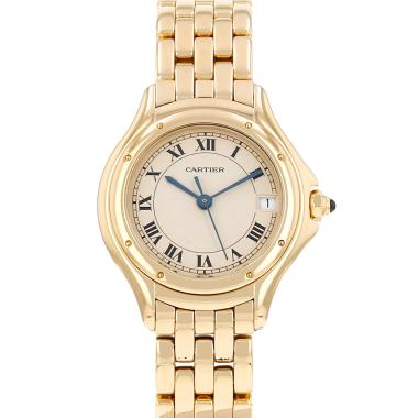 Orologio Cartier Cougar in oro giallo, rif.: Cartier - 887906, intorno al 1990
