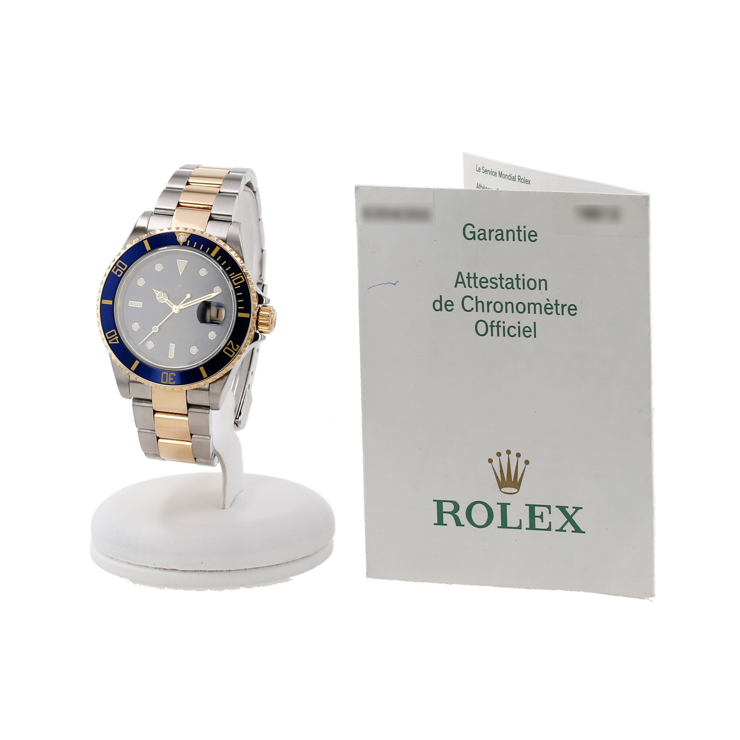 Montre Rolex Submariner Date en or et acier Ref: Rolex - 16613T  Vers 2006