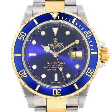 Montre Rolex Submariner Date en or et acier Ref: Rolex - 16613T  Vers 2006