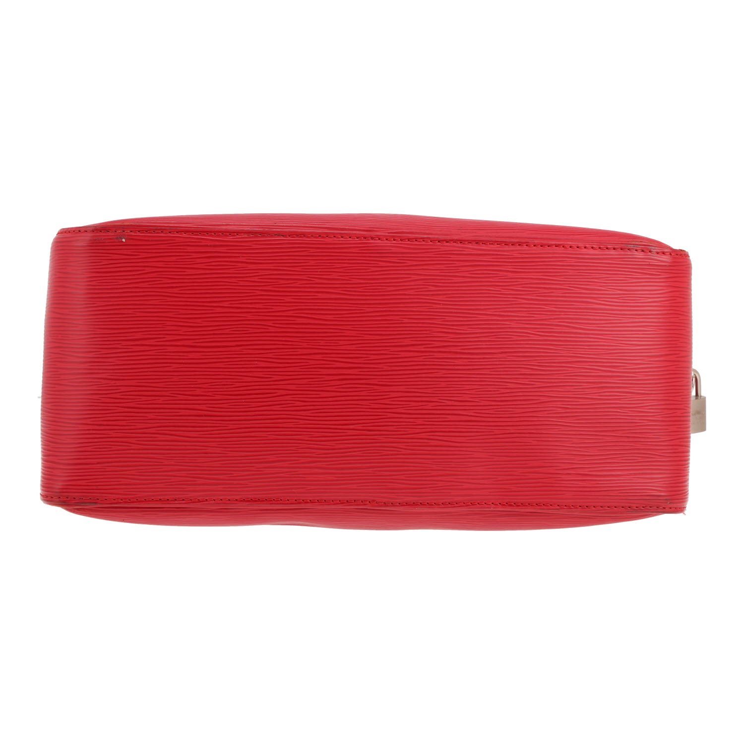 Louis Vuitton Deauville handbag in red Épi leather - Detail D1