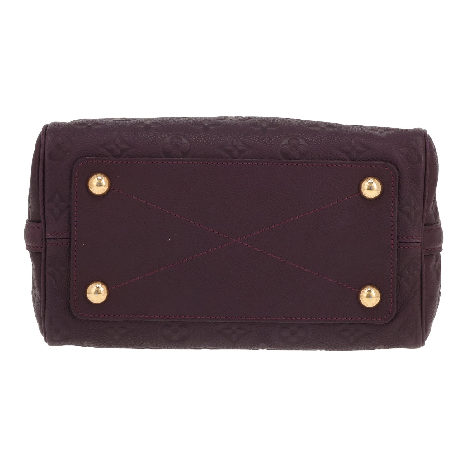 Bolso Louis Vuitton Speedy 25 de piel con el monograma estampado en color violeta - Detail D1