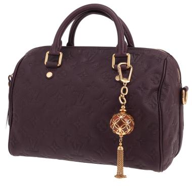 Bolso Louis Vuitton Speedy 25 de piel con el monograma estampado en color violeta