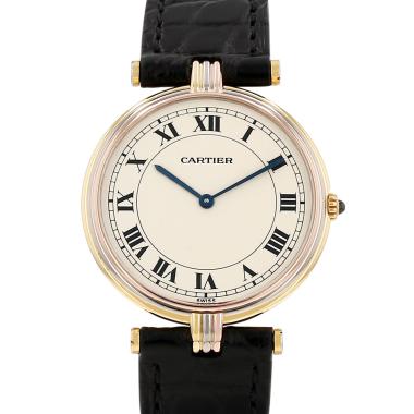 Orologio Cartier Vendôme in tre tipi di oro, rif.: Cartier - 8100, intorno al 1990