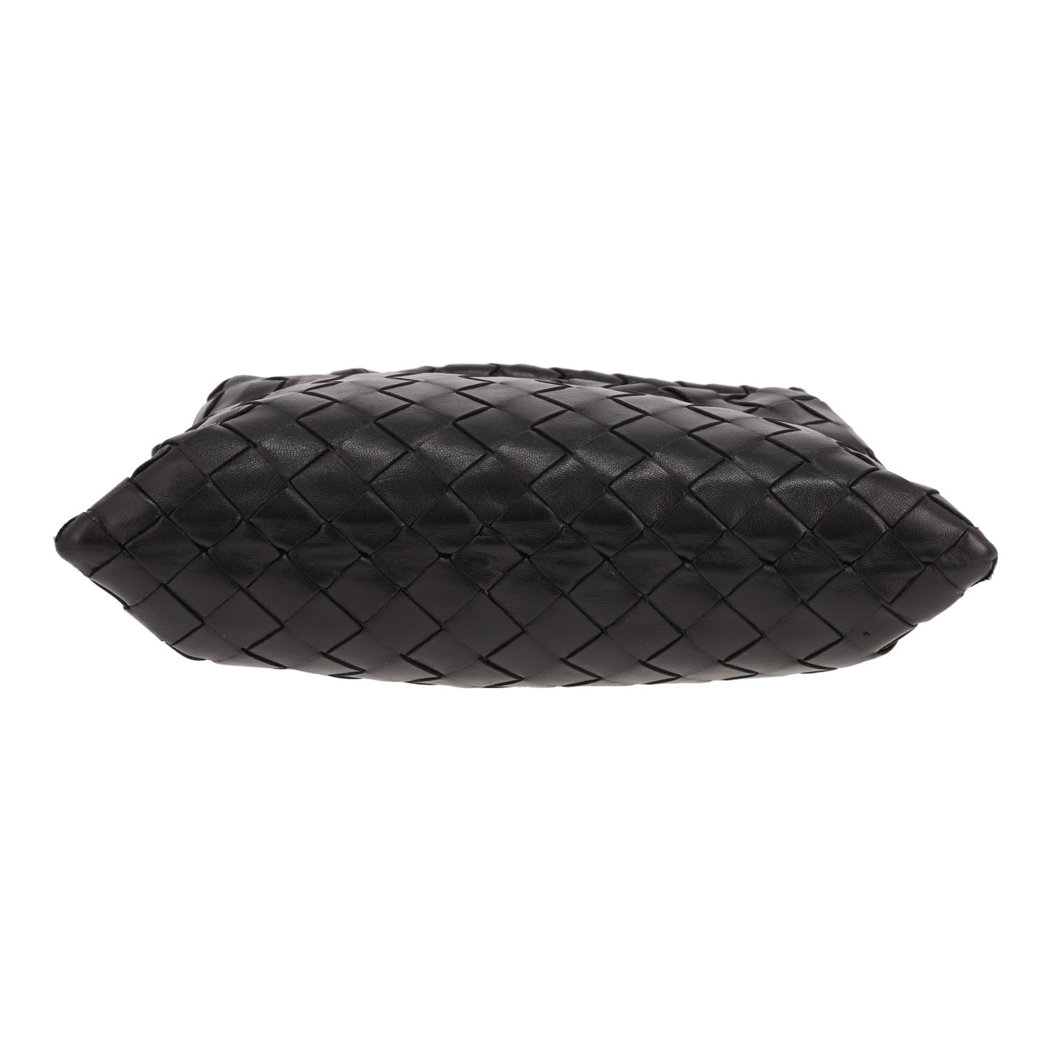 Bolso «Hop» de Bottega Veneta, de piel «intrecciato» noire - Detail D1