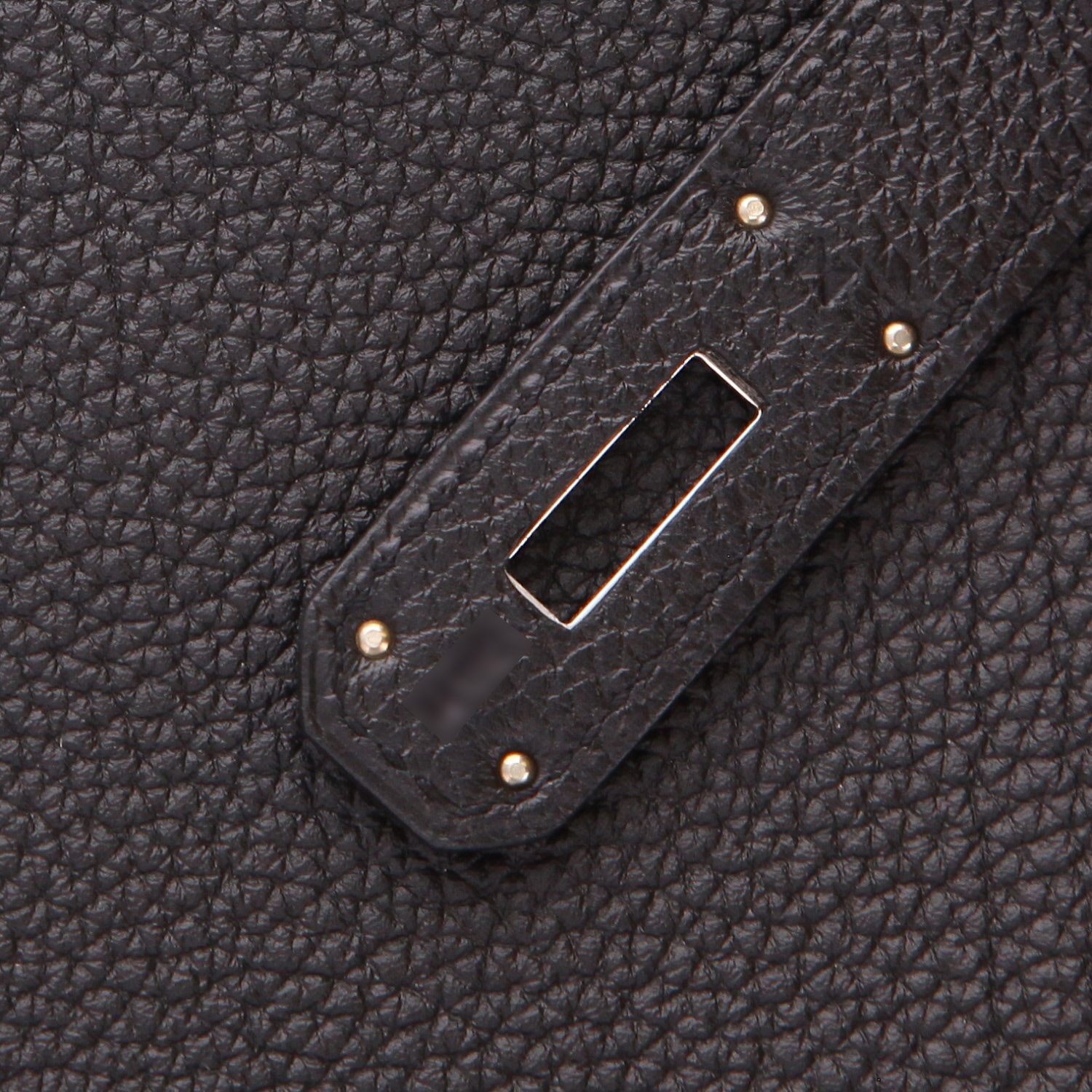 Bolso Hermès Kelly de 40 cm en piel Togo negra - Detail D4