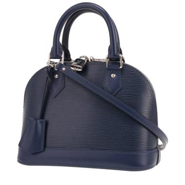 Sac à main Louis Vuitton  Alma BB en cuir épi bleu-foncé