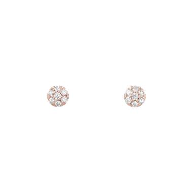 A pair of Cartier Etincelle earrings in rose gold and diamonds