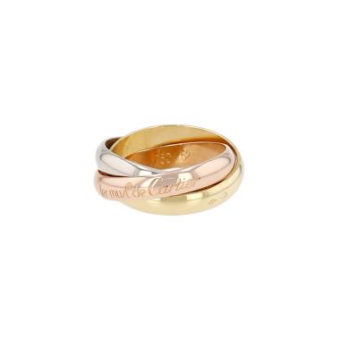 Anello Cartier Trinity "Les Must de Cartier", modello medio, in tre tipi di oro