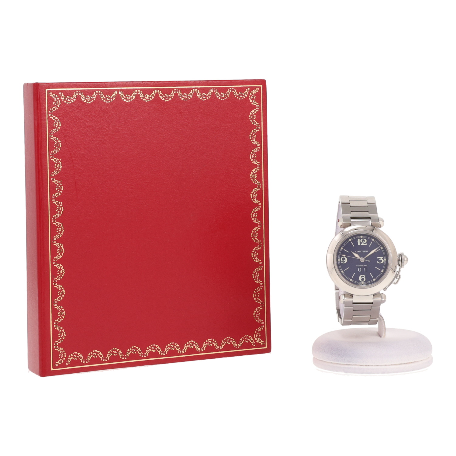 Reloj Cartier Pasha de acero, ref.: Cartier - 2475, hacia 2001