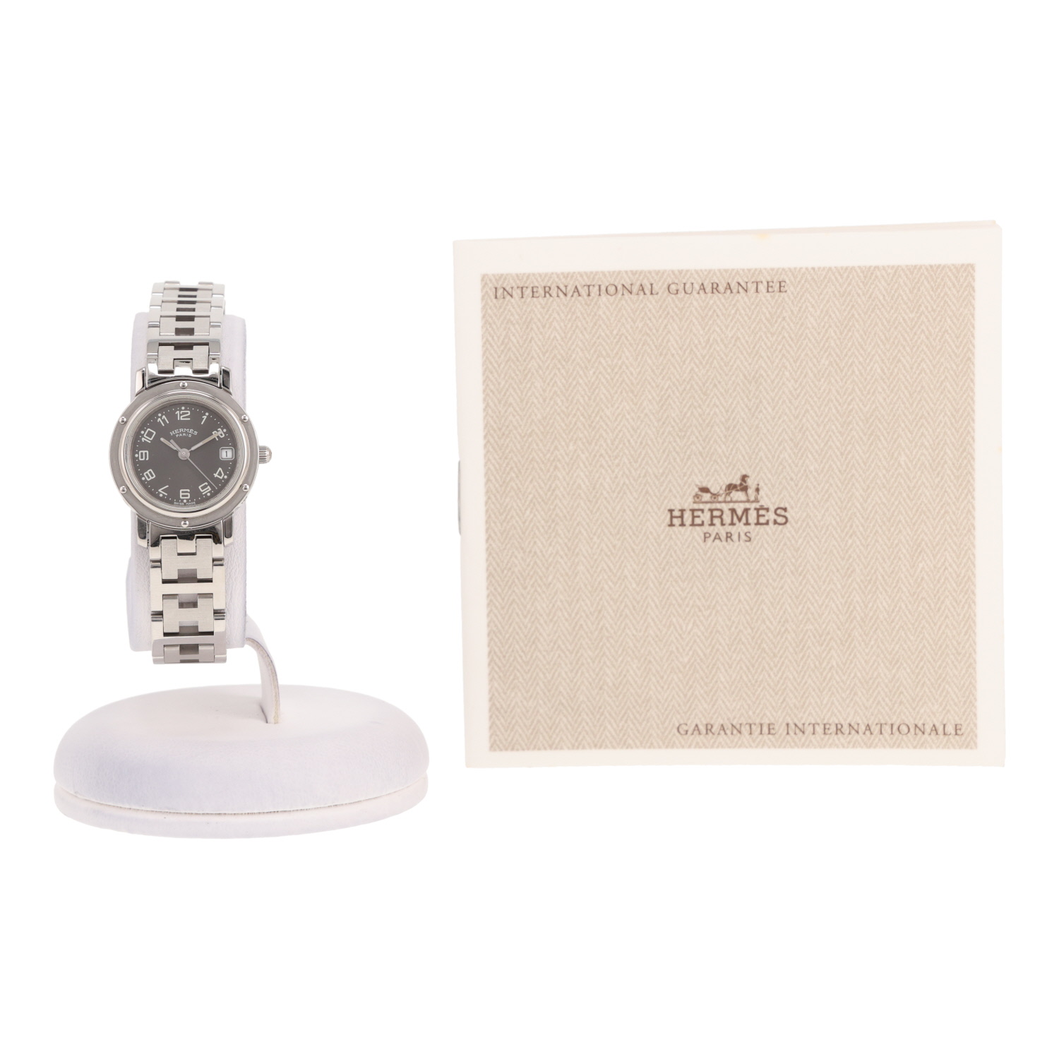 Hermès Clipper watch in steel, Ref: Hermes - CL4.210  Circa 2002