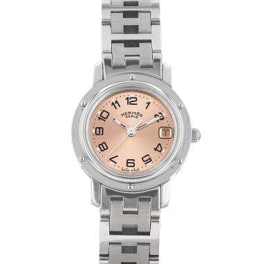 Reloj Hermès Clipper de acero. Ref.: Hermès - CL4.210. Alrededor del año 2000