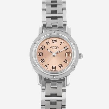 Montre Hermès Clipper en acier Ref: Hermes - CL4.210  Vers 2000