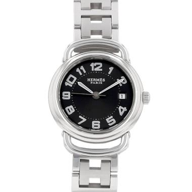 Orologio Hermès Pullman in acciaio, rif.: Hermès - PU2.210, intorno al 2000