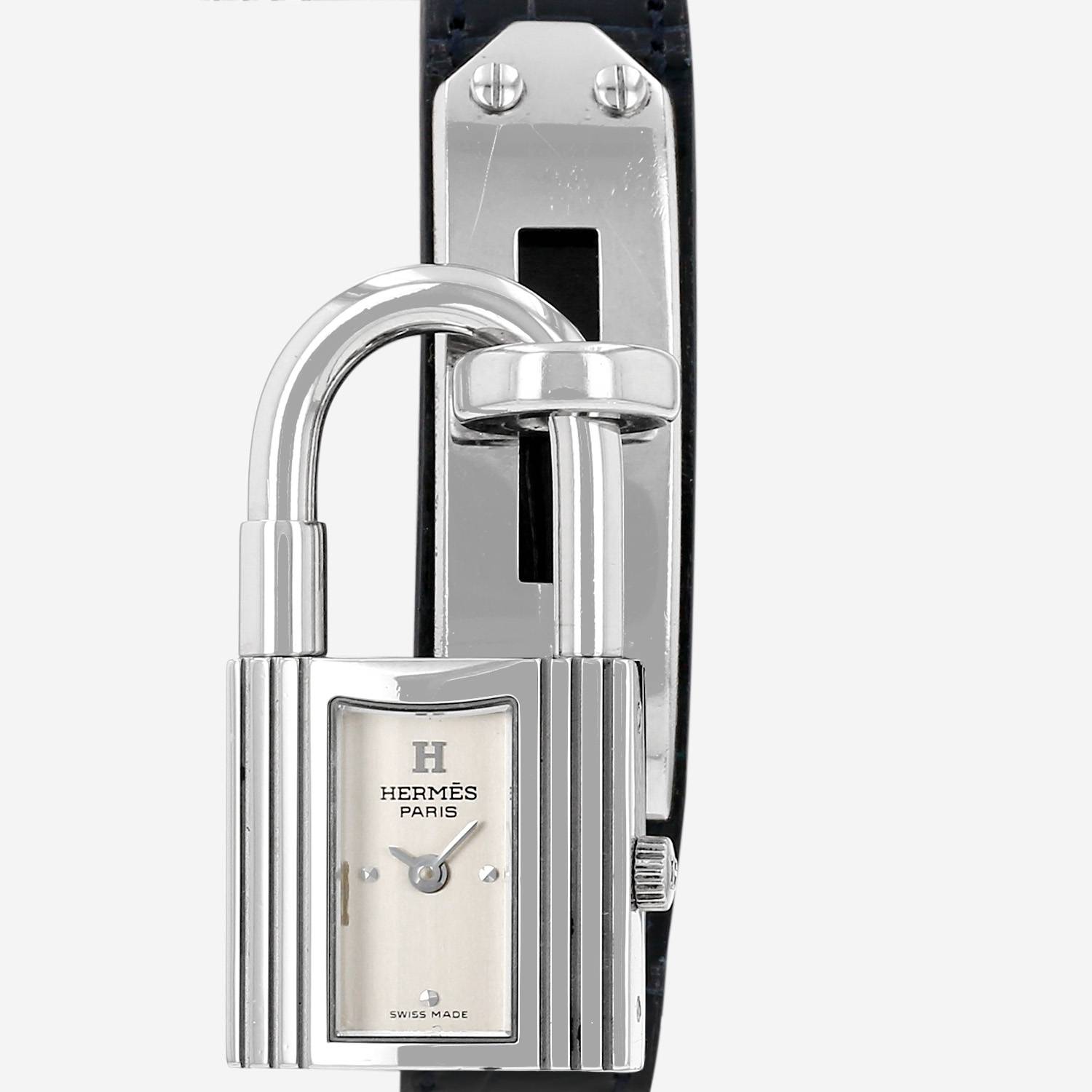 Hermès Kelly watch in steel Ref: Hermès - KE1.210 Circa 2000