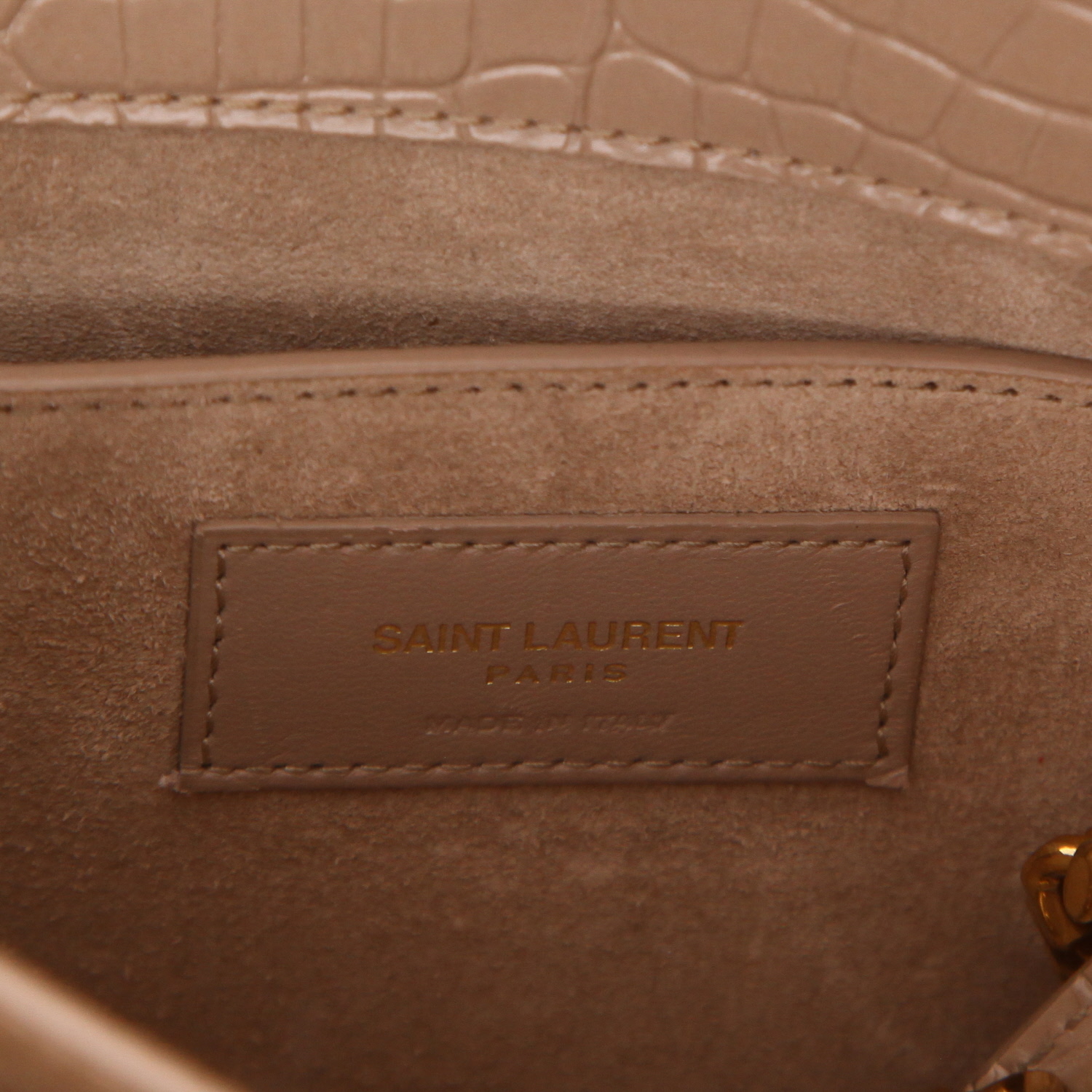 Bolso Saint Laurent «Sunset» de piel beige - Detail D2