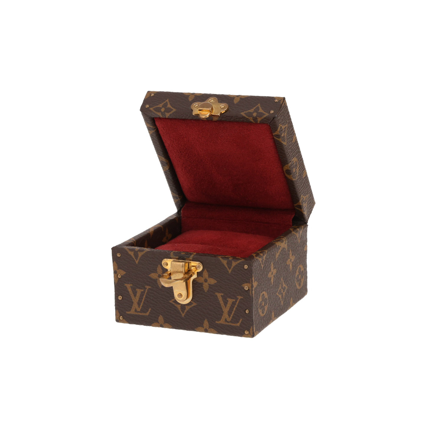Joyero de Louis Vuitton de lona Monogram marrón - Detail D2