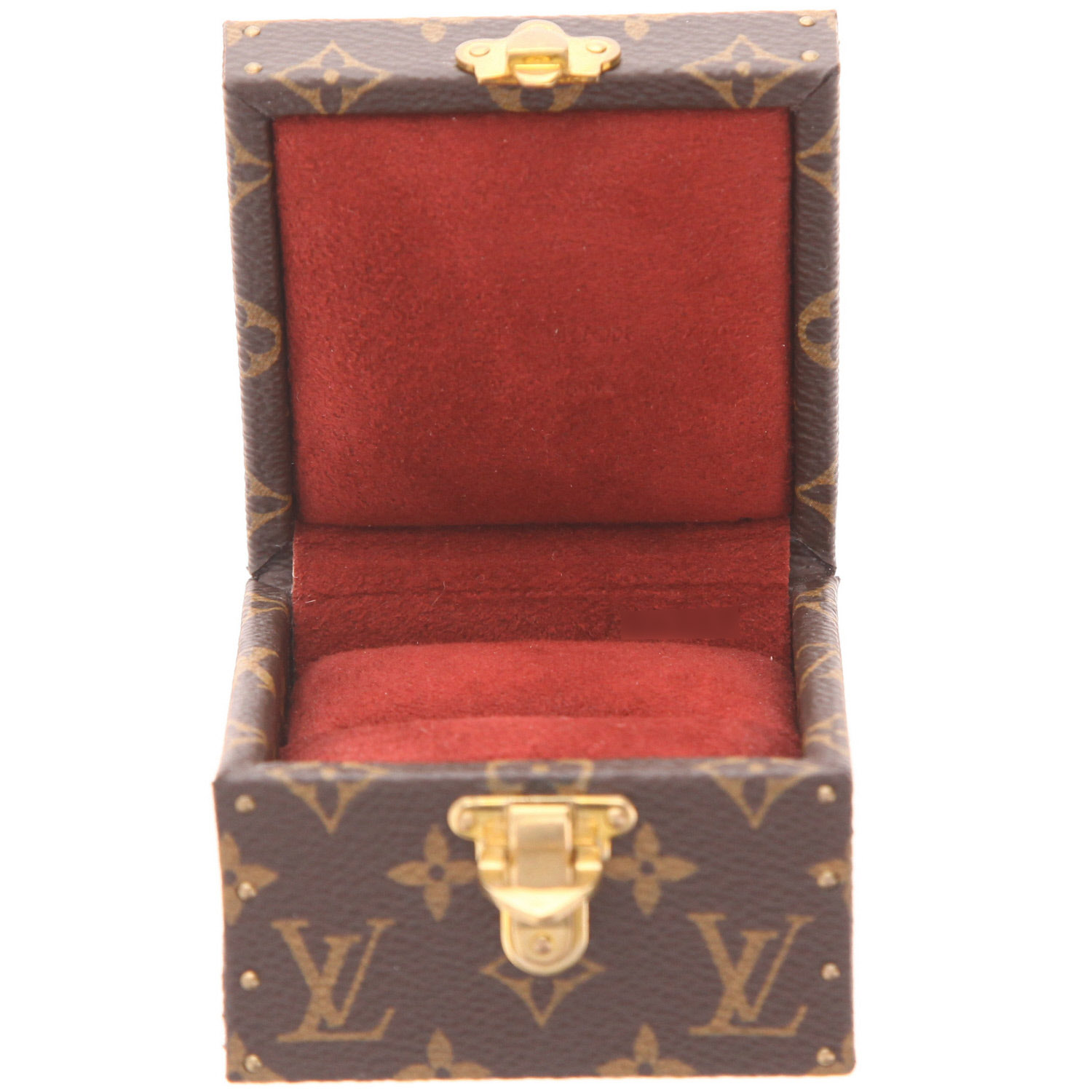 Boîte à bijoux Louis Vuitton   en toile monogram marron - Detail D3
