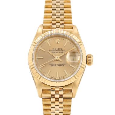 Montre Rolex Datejust Lady en or jaune Ref: Rolex - 69178  Vers 1990