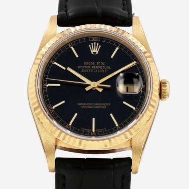 Montre Rolex Datejust en or jaune Ref: Rolex - 16238  Vers 1991