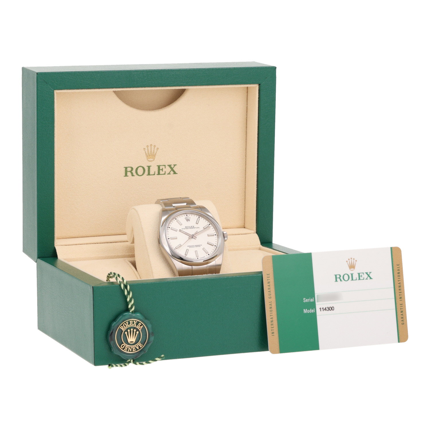 Orologio Rolex Oyster Perpetual in acciaio, rif.: Rolex - 114300  Circa 2018