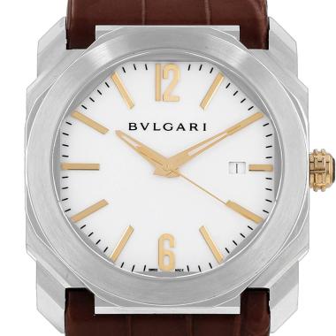 Reloj Bulgari Octo de oro y acero. Ref.: Bulgari - BGO41S. Aproximadamente en 2023