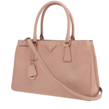 Sac à main Prada  Galleria en cuir saffiano rose-pale