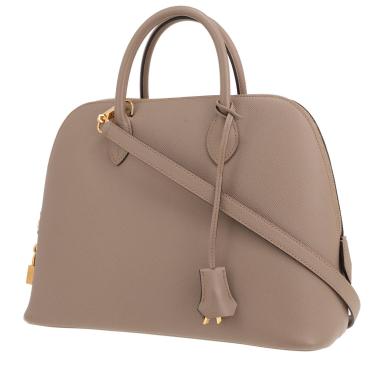 Bolso Hermès Bolide de 30 cm, de piel Epsom Gris Tourterelle