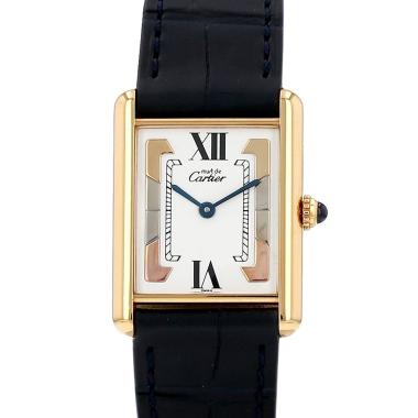 Orologio Cartier Tank Must in vermeil, rif.: Cartier - 590005, intorno al 1990