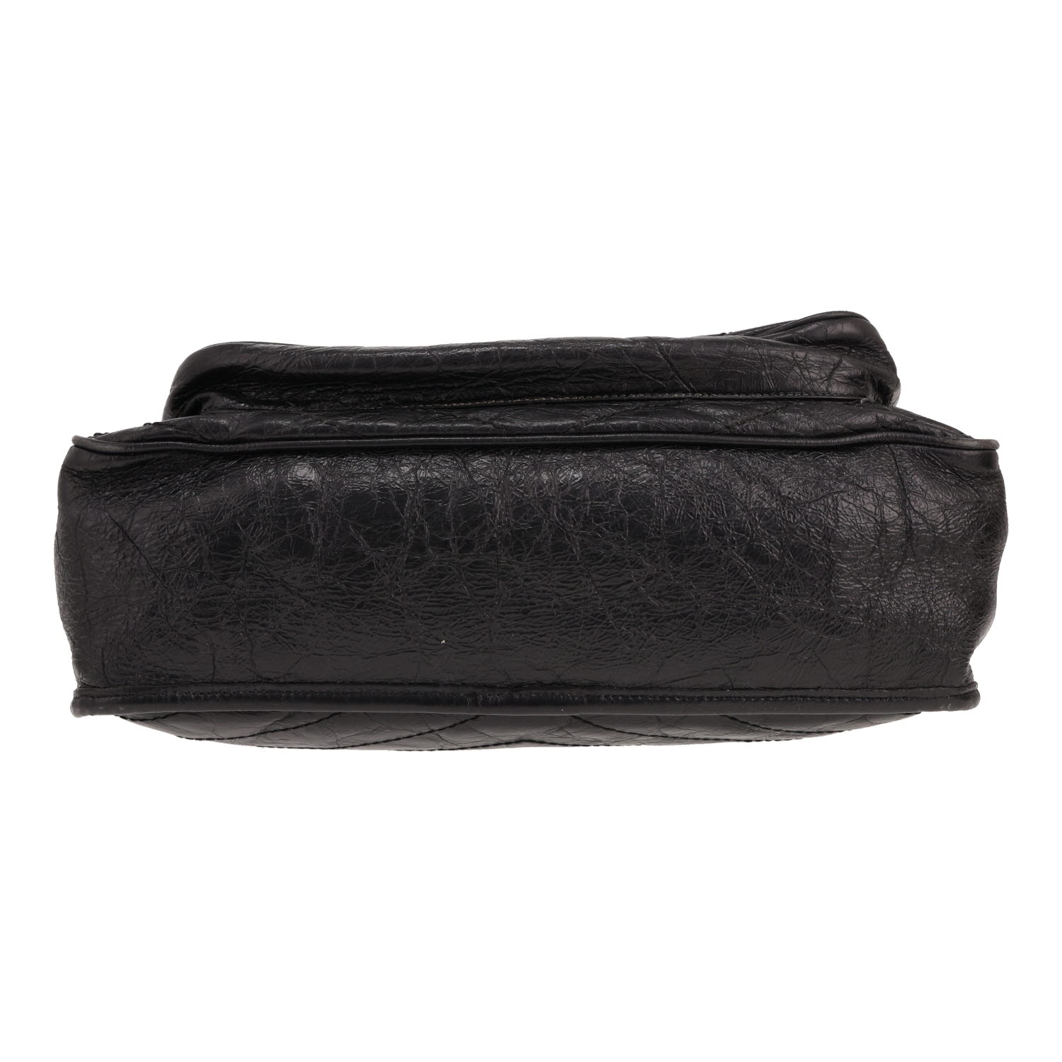 Borsa a tracolla Saint Laurent  Niki in pelle nera - Detail D1