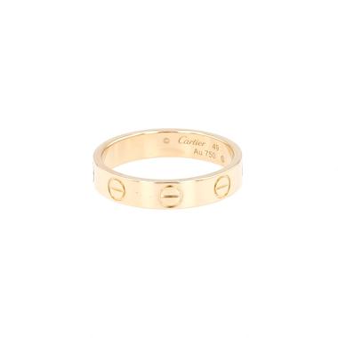 Bague Cartier Love petit modèle en or jaune