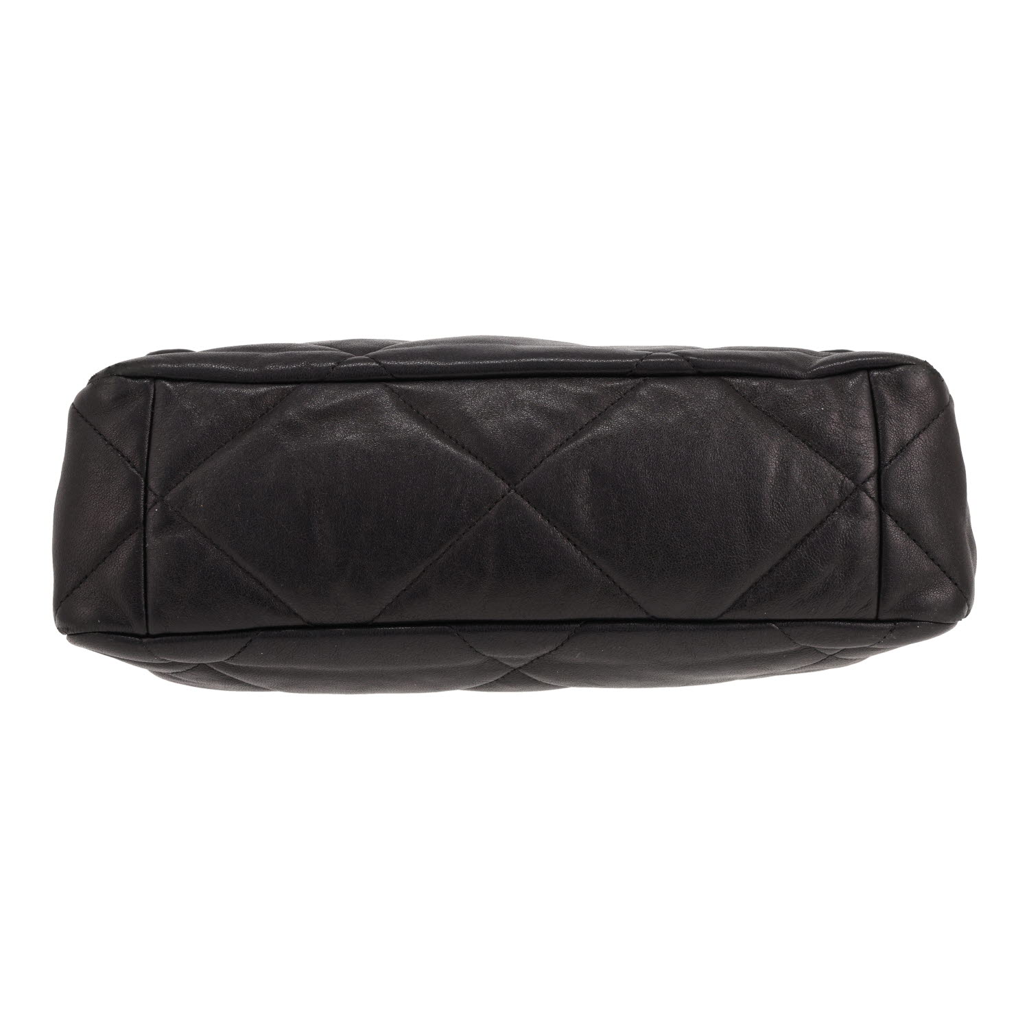 Bolso Chanel 19 de piel acolchada negra - Detail D1