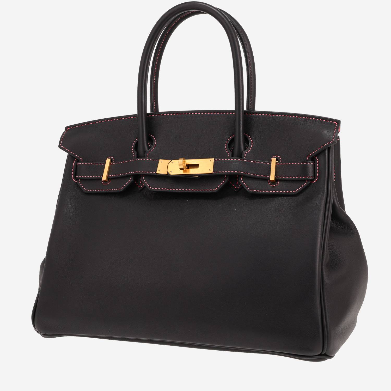 Hermès Birkin handbag, 30 cm, in Noir Swift leather