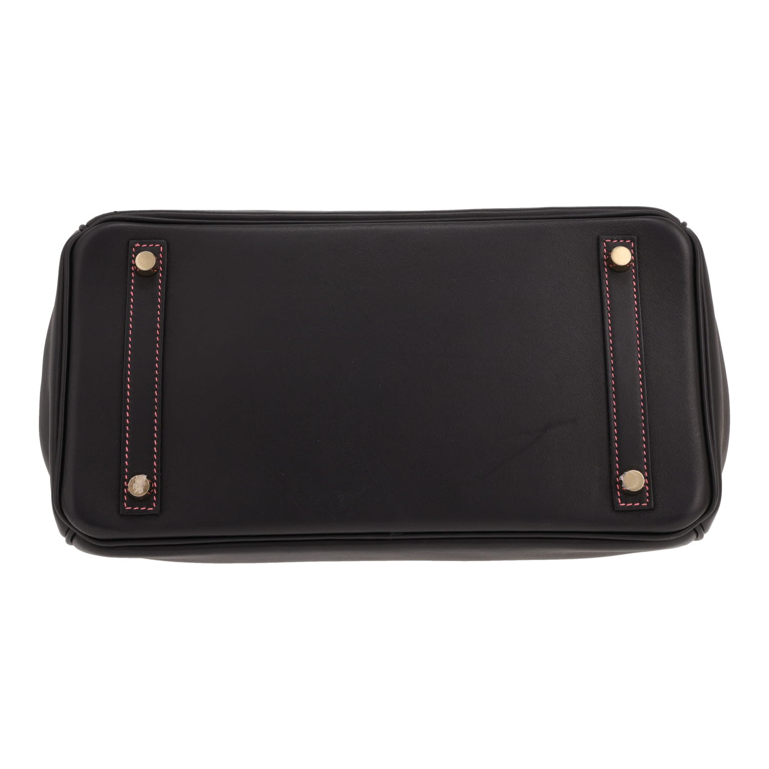 Borsa Hermès Birkin da 30 cm in pelle Swift Noir - Detail D1