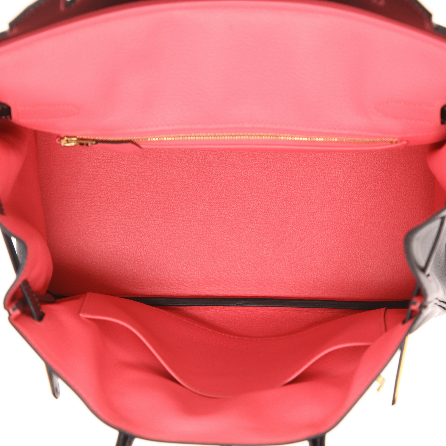 Bolso Hermès Birkin de 30 cm en piel Swift Noir - Detail D3