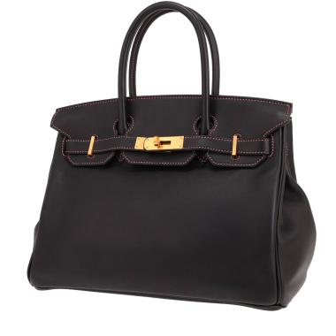 Hermès Birkin handbag, 30 cm, in Noir Swift leather