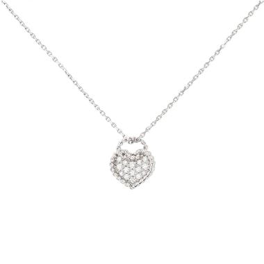 Cartier Torta necklace in white gold and diamonds