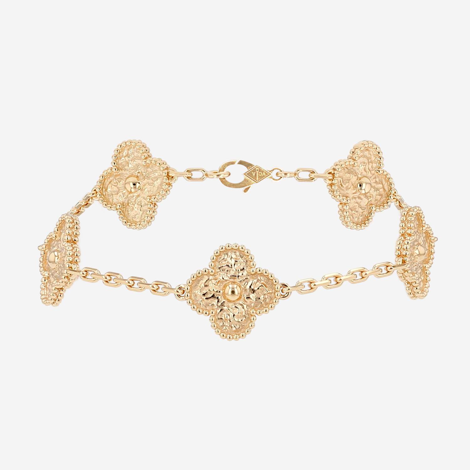 Bracelet Van Cleef & Arpels Vintage Alhambra en or jaune
