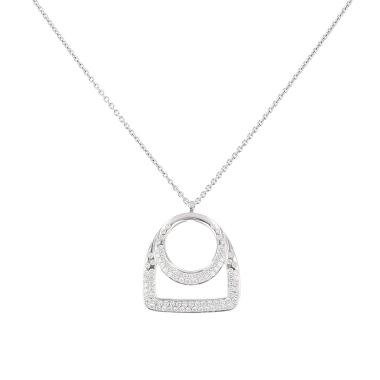Colgante «Fred Success» en oro blanco y diamantes