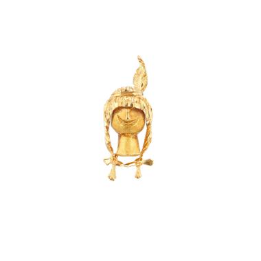 1960s Cartier Paris brooch in yellow gold