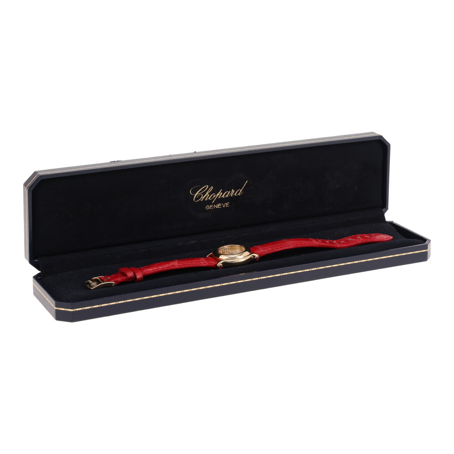 Chopard Happy Sport watch in yellow gold Ref: Chopard - 27/6149-21  Circa 2010